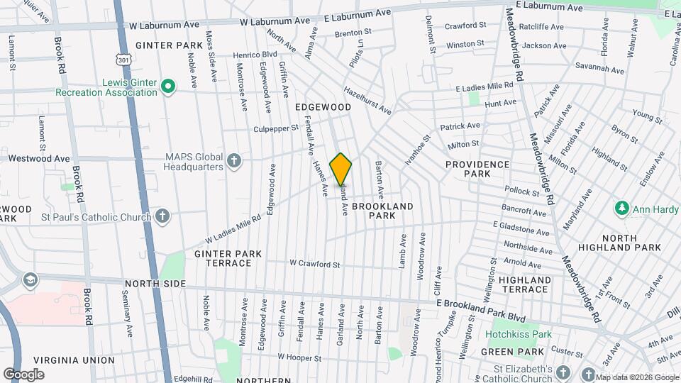 3302 Garland Ave Mapa y Detalles de la Ubicación