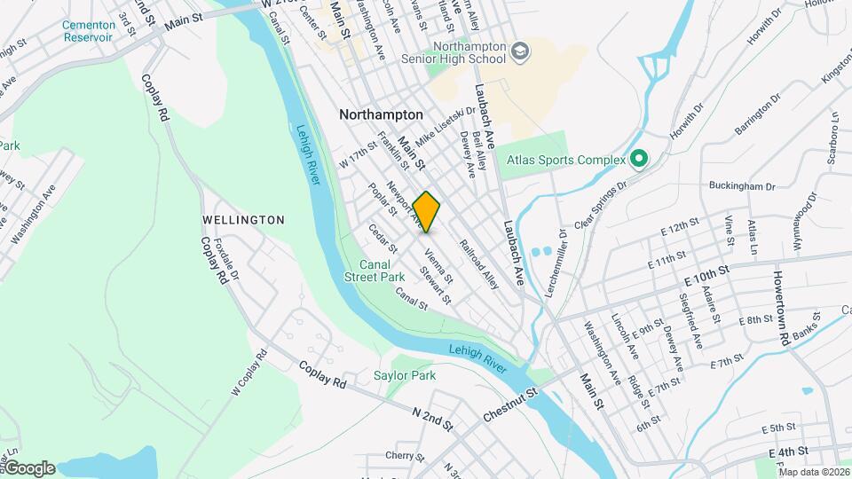 1394 Newport Ave Map and Location Details