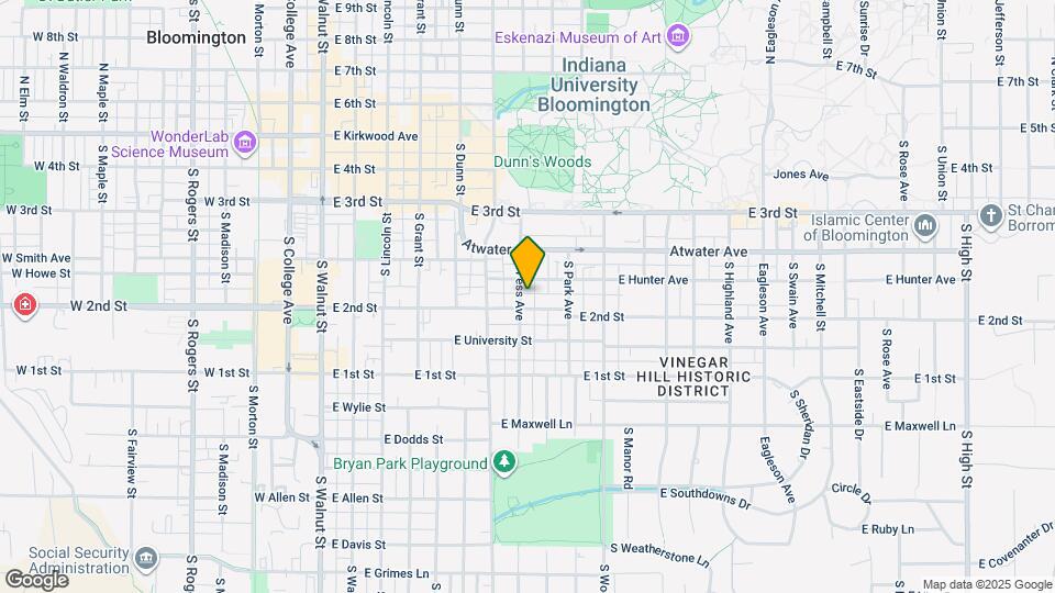 515 S Fess Ave Map and Location Details