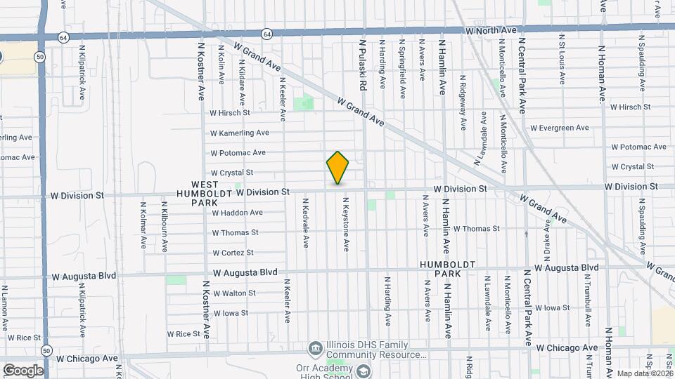 4058 W Division St Mapa y Detalles de la Ubicación