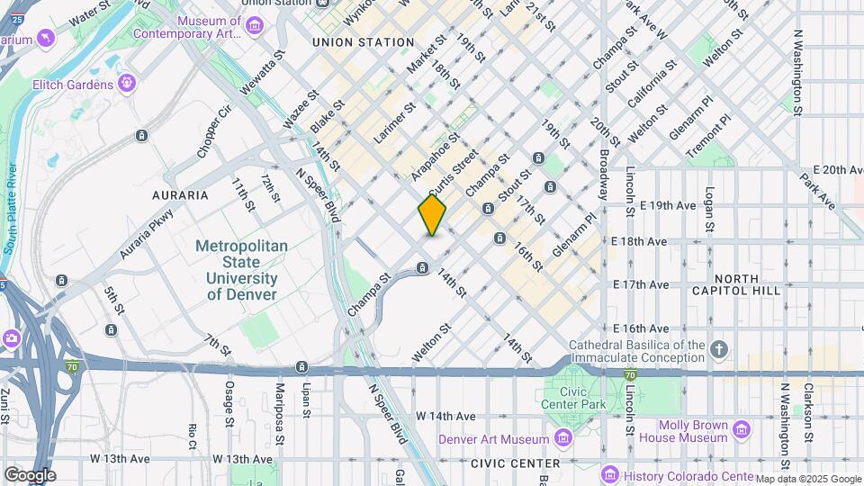 891 14th St Map and Location Details