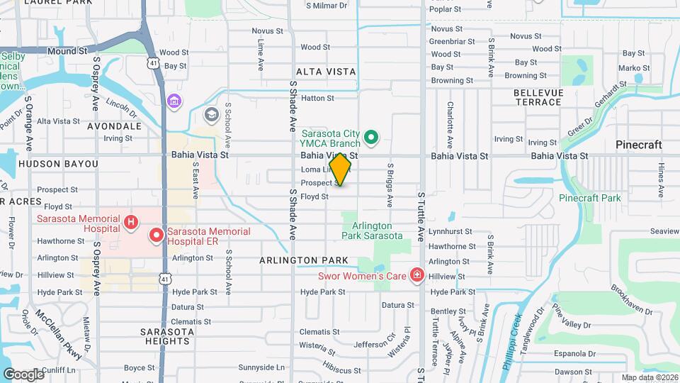 2541 Floyd St Map and Location Details