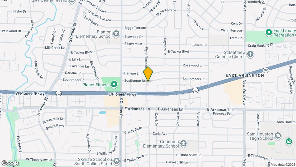1044 Southmoor Dr Map and Location Details