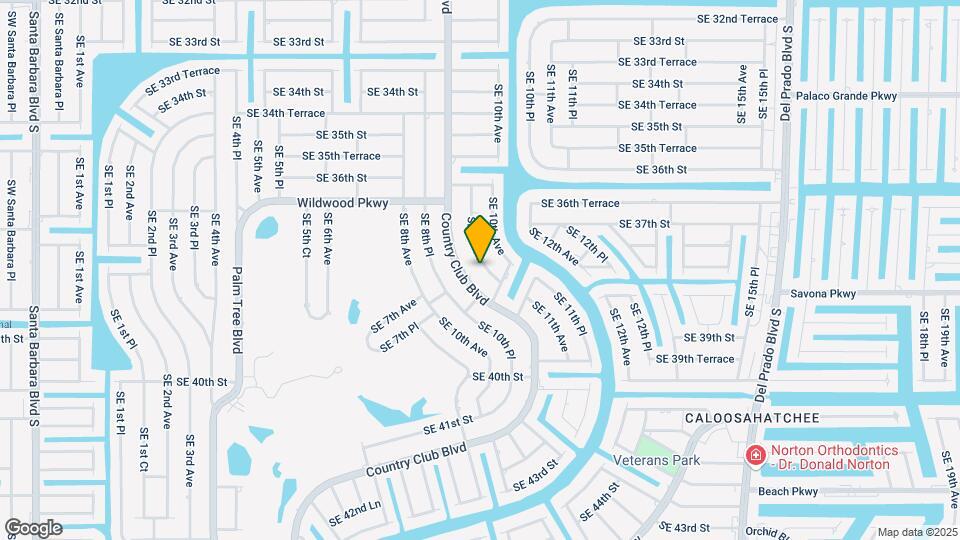 3724 SE 9th Pl Map and Location Details