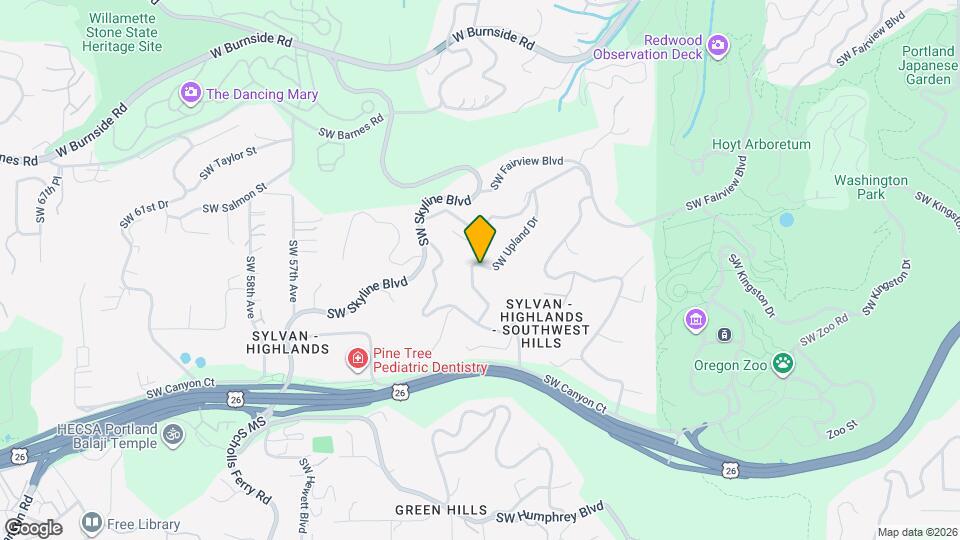 1440 SW Upland Dr Map and Location Details