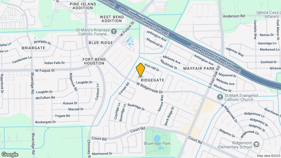 15815 Ironside Creek Dr Map and Location Details