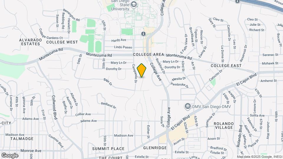 4972 Tierra Baja Way Map and Location Details