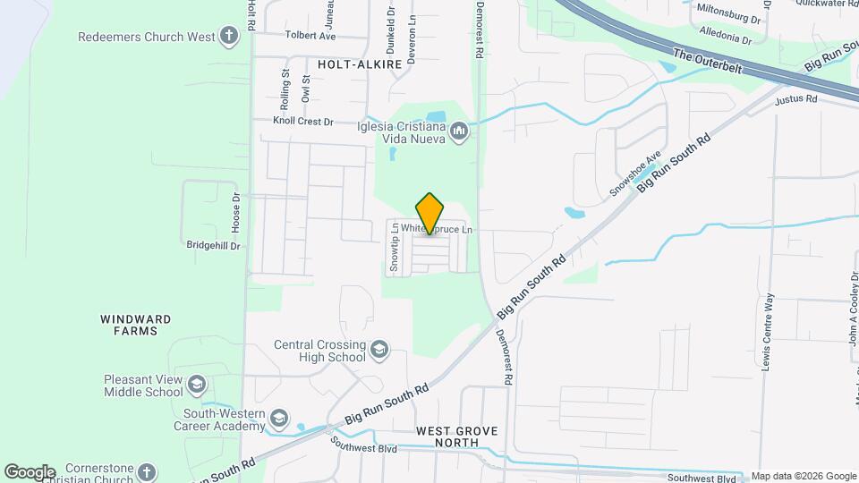 4252 Shortleaf Ln Map and Location Details