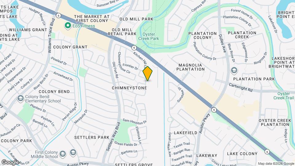 2819 Kettle Run Dr Map and Location Details