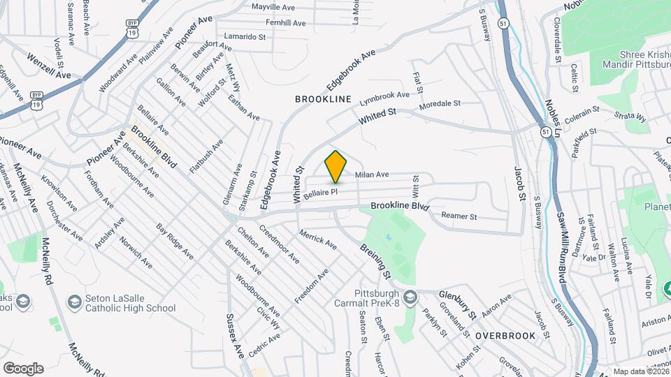 1301 Bellaire Pl Map and Location Details