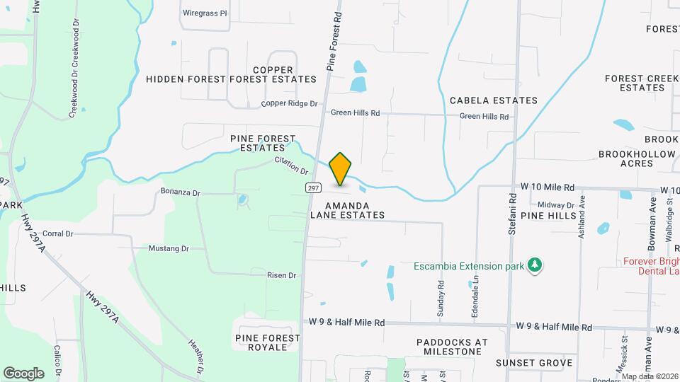 3328 Pine Forest Rd Map and Location Details