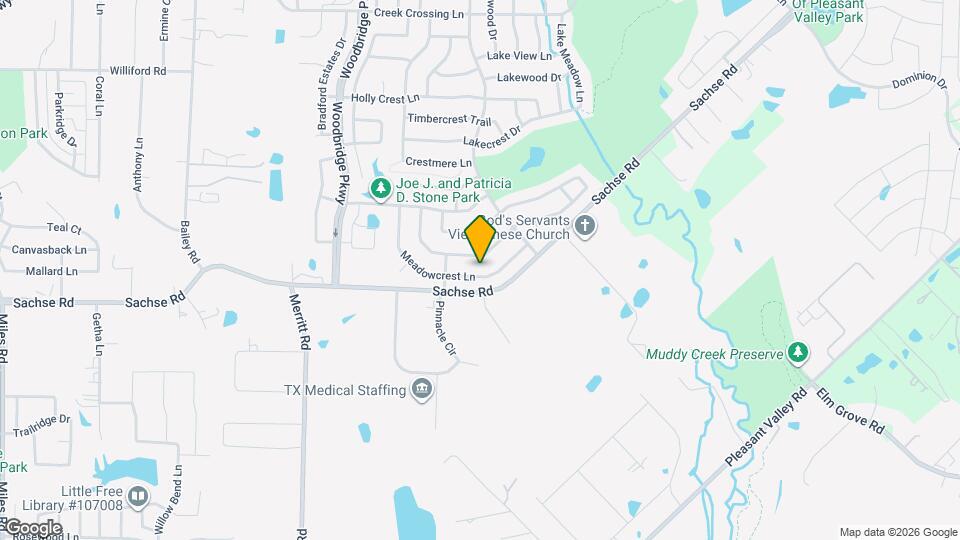 6227 Meadowcrest Ln Map and Location Details