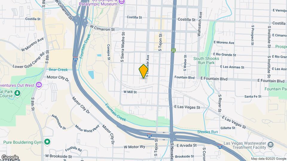 912 S CASCADE Ave Map and Location Details