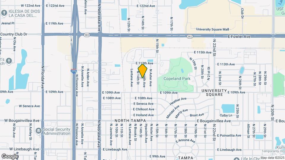10918 N Hyacinth Ave, Unit Studio Apartment Map and Location Details