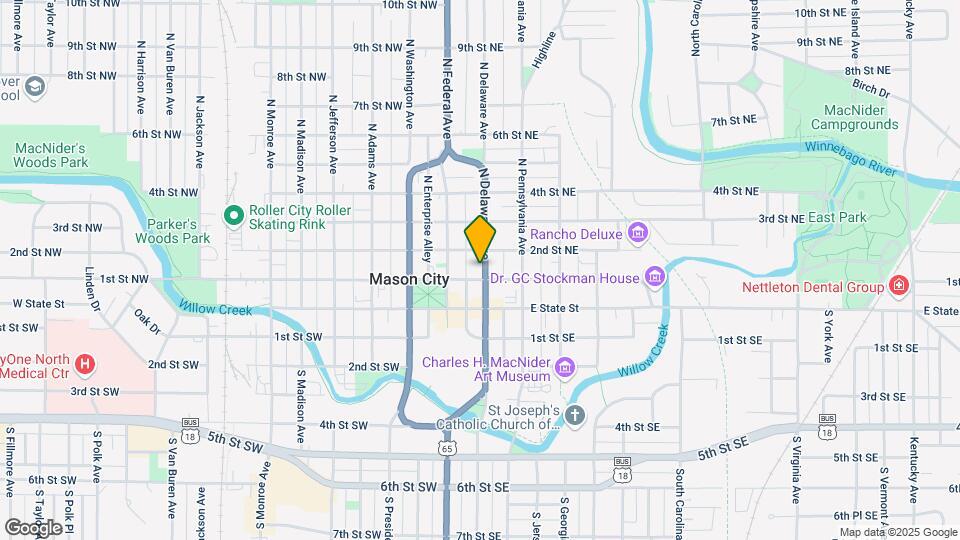 Delaware Ave Map and Location Details