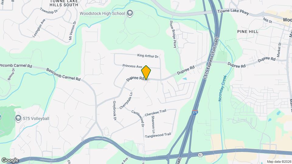 102 Lexington Parke Dr Map and Location Details