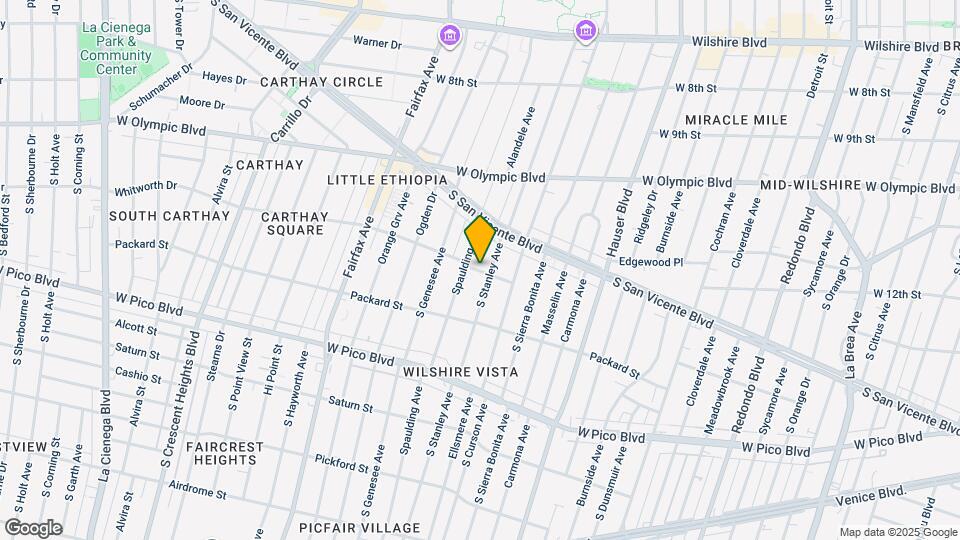 5861 Whitworth Dr Map and Location Details