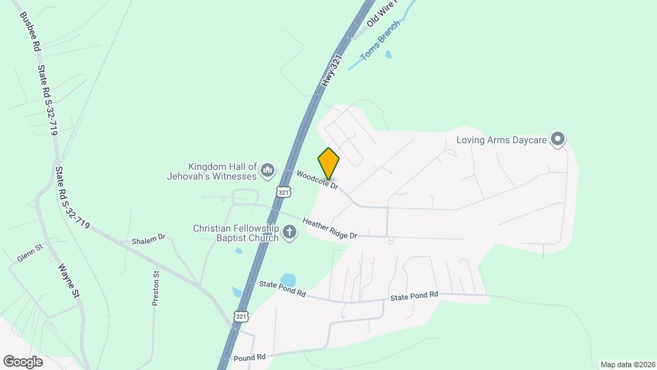 108 Woodcote Dr Map and Location Details