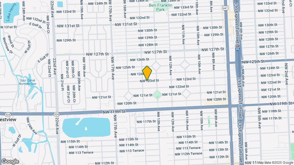 1410 NW 123rd St Map and Location Details