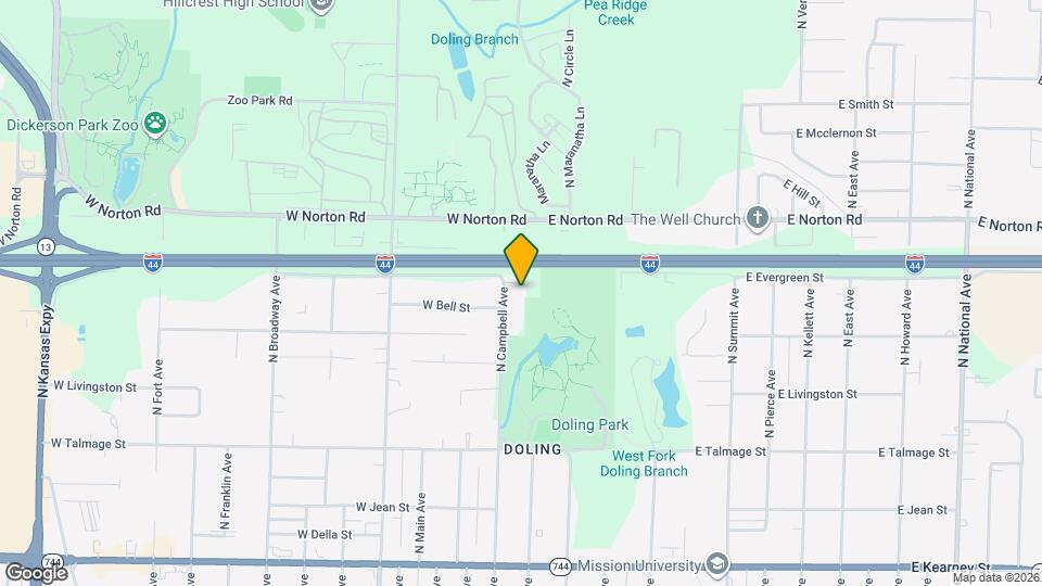 2850 N Campbell Ave Map and Location Details