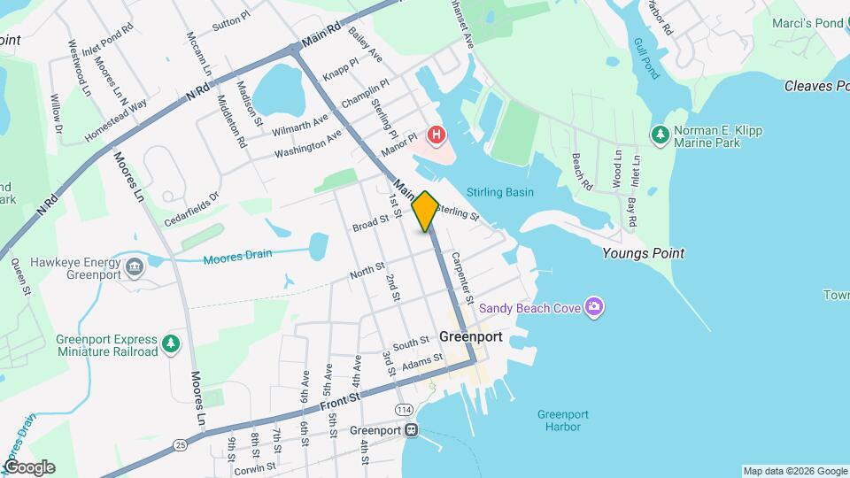 611 Main St Map and Location Details