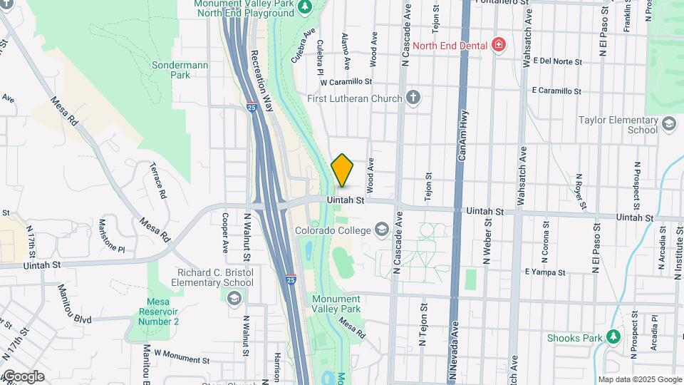 138 W Uintah St Mapa y Detalles de la Ubicación