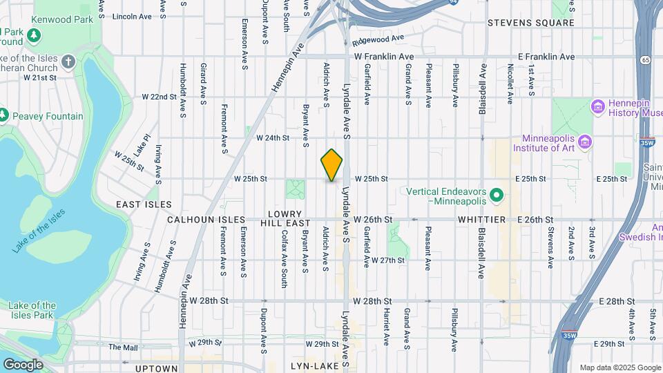 2509 Aldrich Ave S Map and Location Details