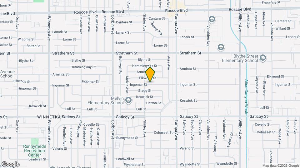 19449 Ingomar St Mapa y Detalles de la Ubicación