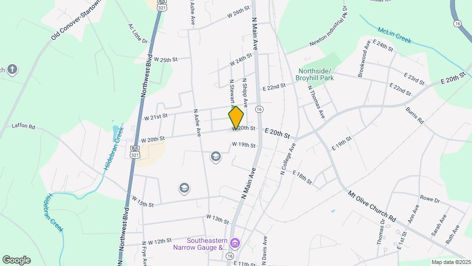 117 W 20th St Map and Location Details