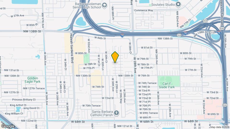 7693 W 29th Ln Map and Location Details