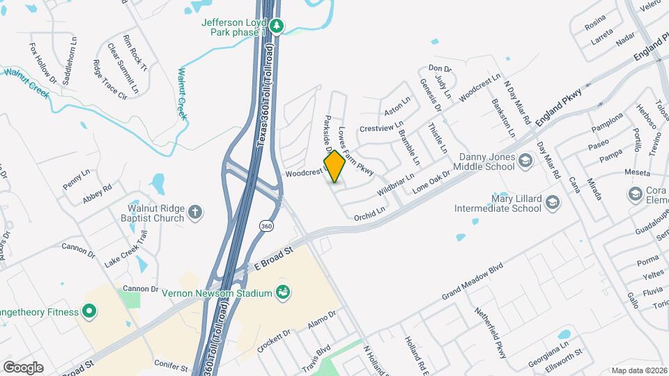 4001 Greenwood Way Mapa y Detalles de la Ubicación