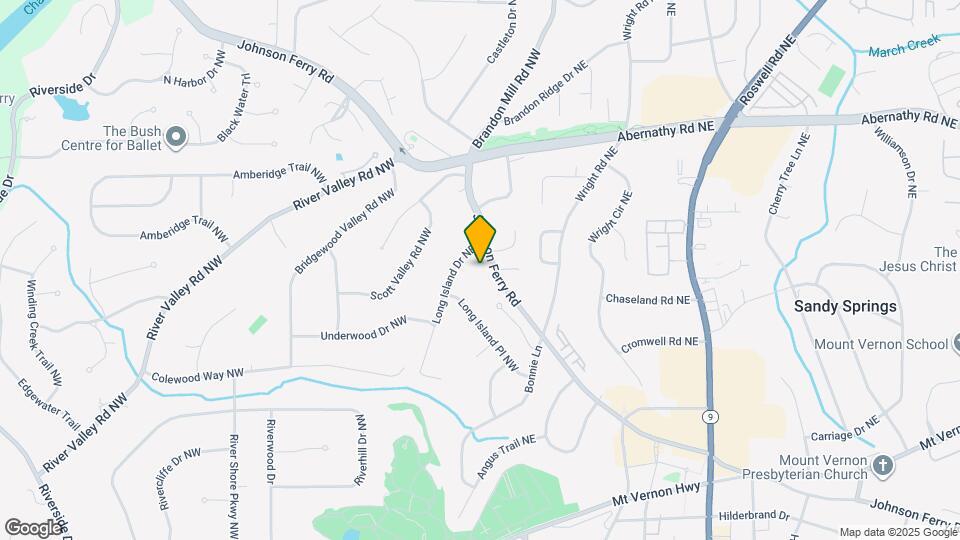 98 Johnson Ferry Rd NW Mapa y Detalles de la Ubicación