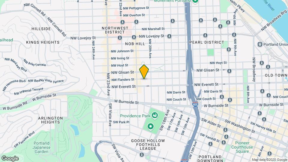 2046 NW Flanders St Mapa y Detalles de la Ubicación