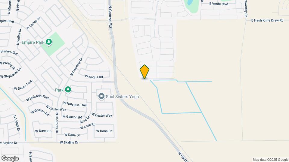 247 E Las Puertas Ln Map and Location Details