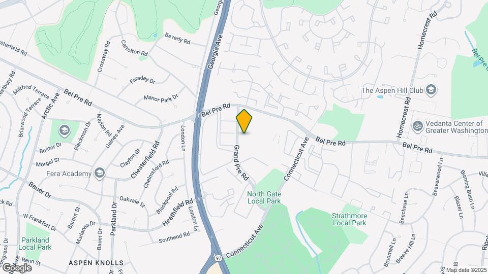 3844 Bel Pre Rd Map and Location Details