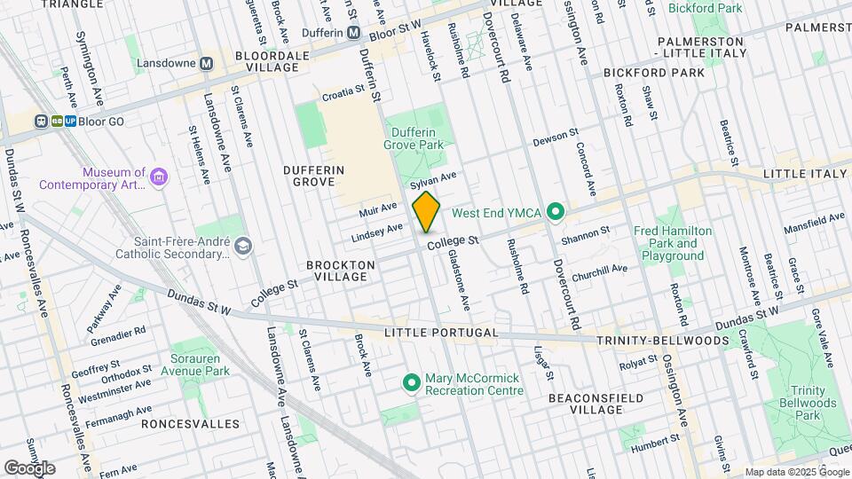 1094 College St Map and Location Details