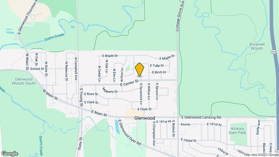 333 E Center St Map and Location Details