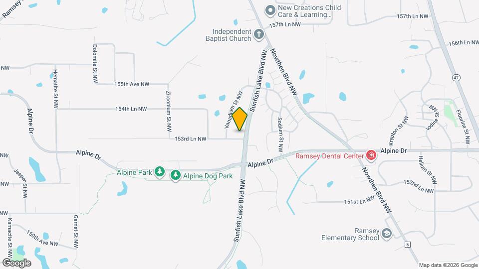 6221 153rd Ln NW Map and Location Details