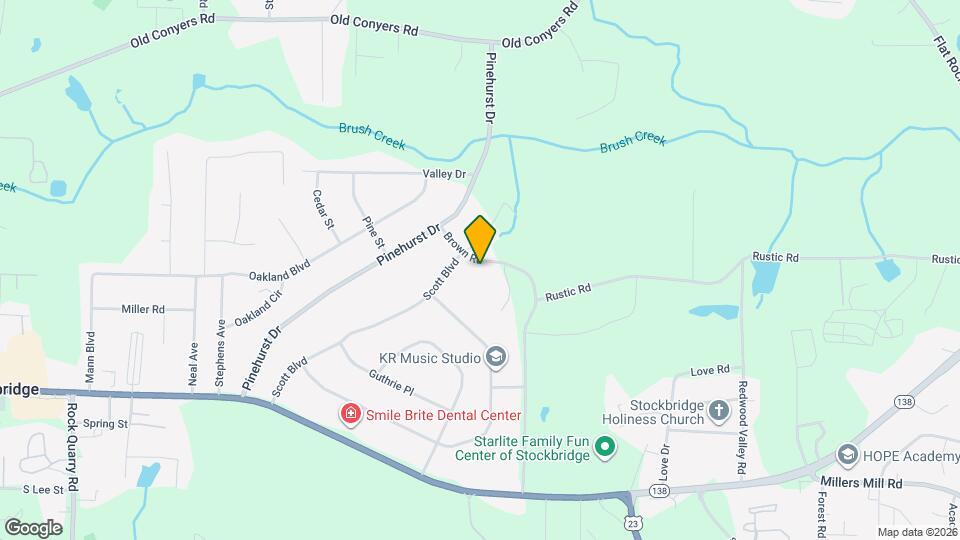 325 Brown Rd Map and Location Details