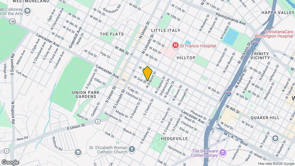 203 N Dupont St Map and Location Details