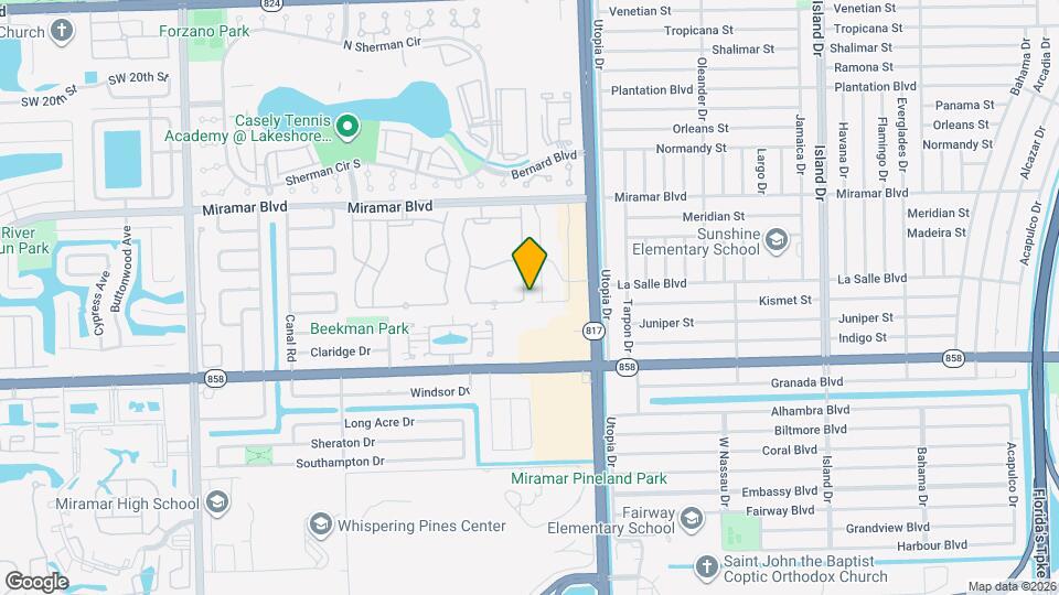 2833 SW 82nd Ave Map and Location Details