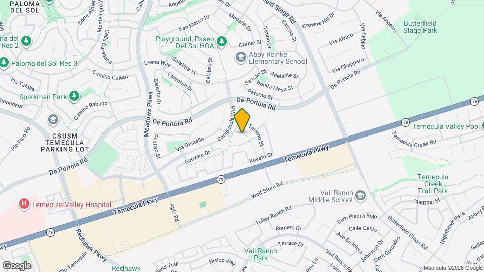 43075 Avola Ct Map and Location Details