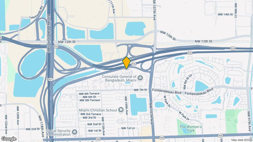 10859 NW 7th St-Unit -24-18 Map and Location Details