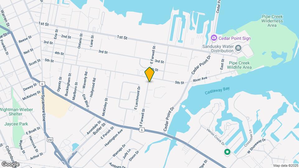 1122 E Farwell St Mapa y Detalles de la Ubicación