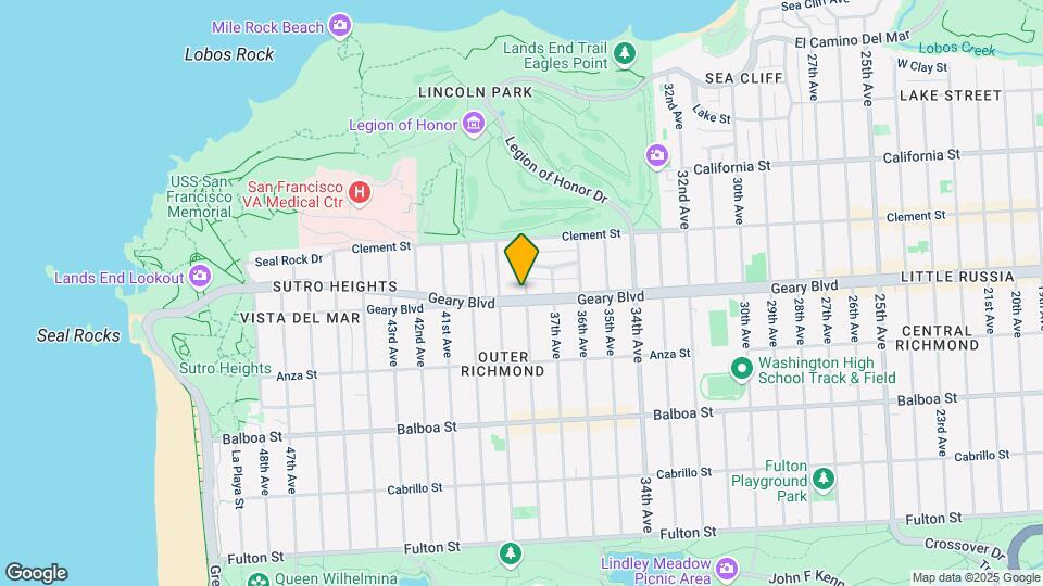 495 38th Ave Map and Location Details