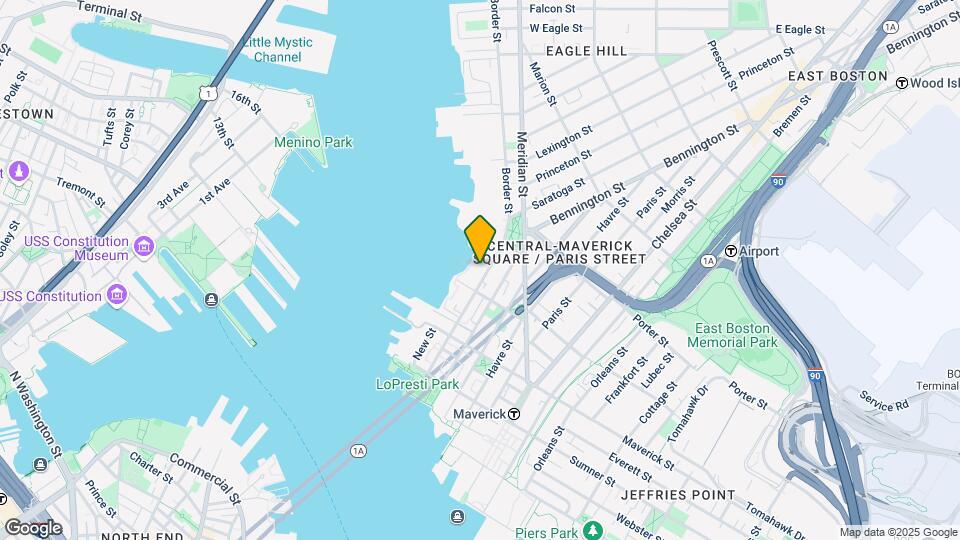 Boston East Mapa y Detalles de la Ubicación