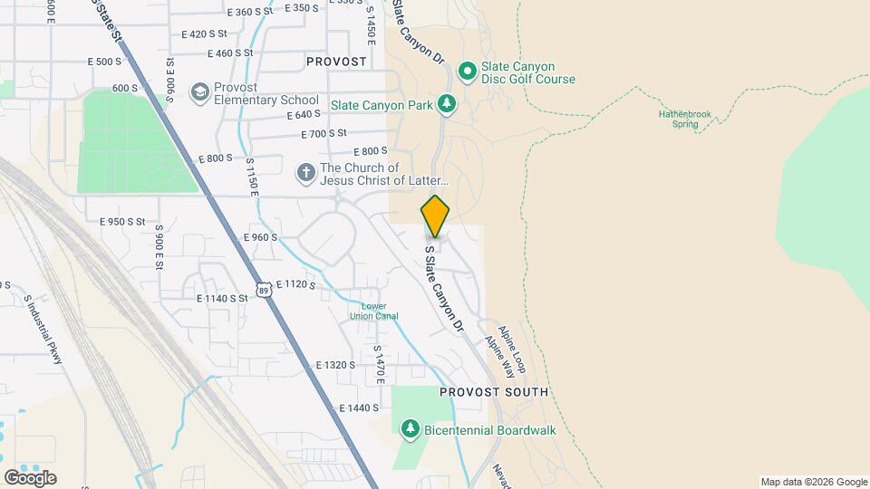1028 Canyon Vista Rd Map and Location Details