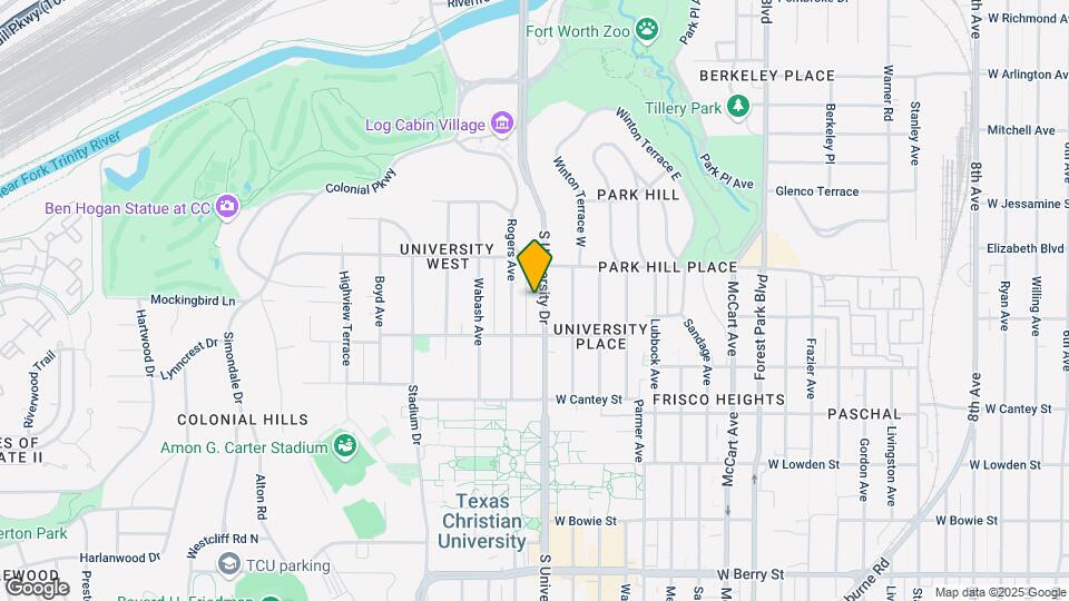 2536 S University Dr Map and Location Details