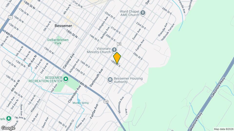 1731 Exeter Ave Map and Location Details