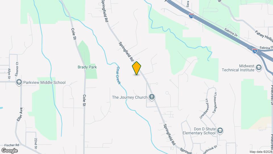 1910 Springfield Rd Map and Location Details